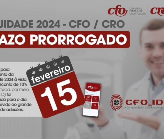 Anuidade 2024 - CFO / CRO - Prazo Prorrogado